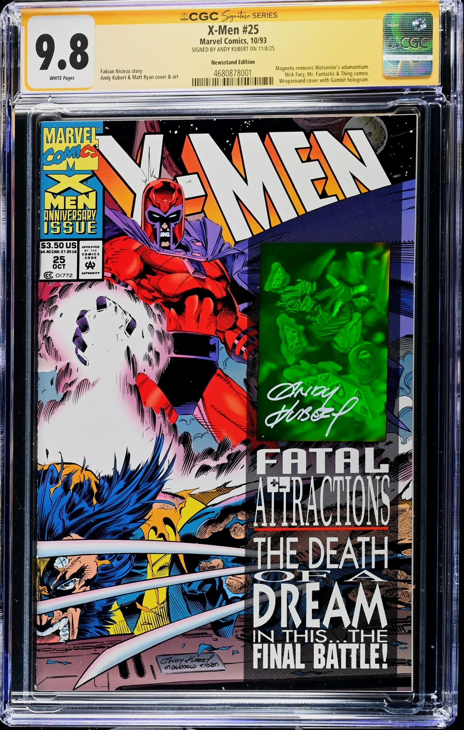 X-Men #25, CGC 9.8 · Signature Series